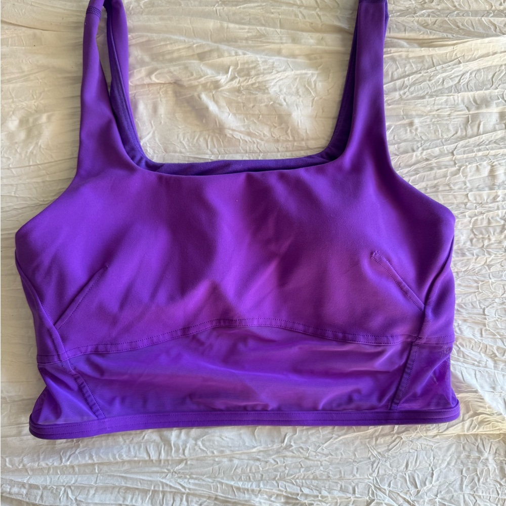 Lululemon Purple mesh top